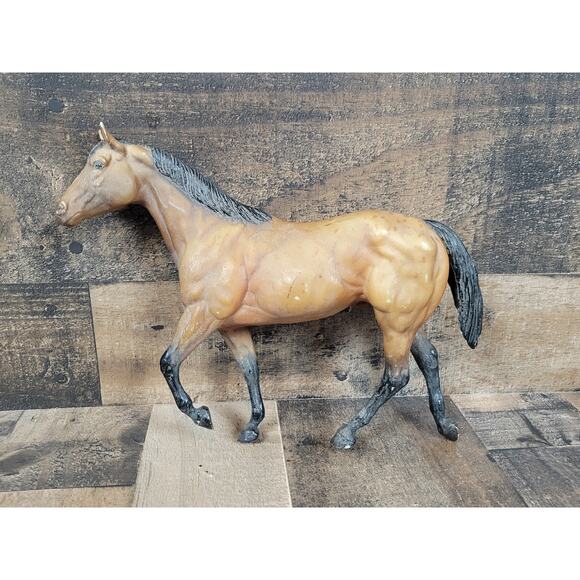 Vintage JC Penney Breyer Traditional Stock‎ Horse Stallion Bay Roan Peppercorn - Picture 1 of 12